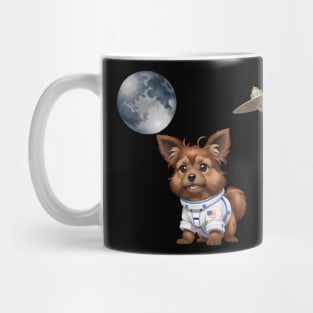 Adorable Yorkie Astronaut Mug